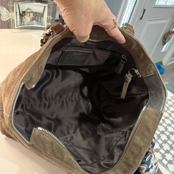 Coach Vintage suede shoulder Bag